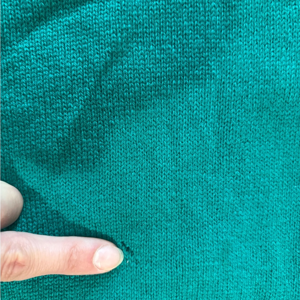 Pendleton Turquoise Lambswool Pullover Sweater - image 4